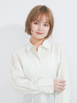 オンク 新宿(onk) ミディアムヘア/ショコラベージュ/ボブルフ/新宿駅