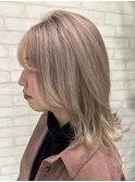 ことりベージュミルクティーベージュシースルーカラー大人可愛い