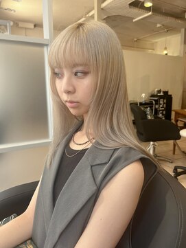 サロン ド ビカ(Salon de bika) 抜きっぱなしブロンドベージュ