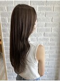 ゆる巻き×艶カラー