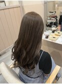 「ブリーチなし アッシュベージュ 就職バイトOK20代30代」