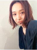 【ボブ】外はねレイヤーボブ