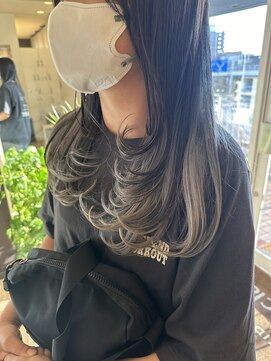 ルシード スタイル レクラ 栄生店(L'UCIDO STYLE L'eclat) シルバーグラデーションカラー