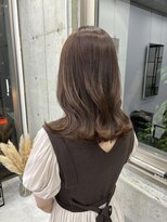 ディジョン 自由ヶ丘(Dijon) 韓国顔まわりレイヤーカットグレージュオリーブベージュブラウン