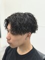 モッズヘア メン 仙台愛子駅前店(mod's hair men)&nbsp;強めのツイストスパイラルパーマ×センターパート