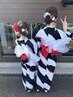 花火大会オススメ！2人来店で1000円オフ！ヘアセット+浴衣着付け