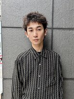 ヒュージ 表参道(huge)&nbsp;スパイキーショート/ニュアンスパーマ/メンズカット/眉毛