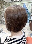 白髪ぼかしハイライト/ショート