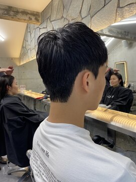 サイン メンズ 表参道(SIGN men's) センターパートダウンパーマニュアンスパーマフェザーパーマ