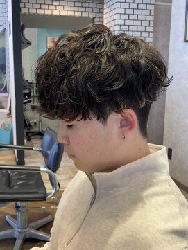 ステレオ ヘアデザイン 安城店(STEREO HAIR DESIGN) シャドウパーマ×マッシュ（6月）