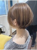 似合わせカット/ショートボブ/ハイライト/大人美人ショート