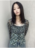 韓国ヘア/ハッシュカット/ミディアムハッシュZina福岡天神