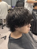 カルロイースタイル(CARLO e-style)&nbsp;波巻きパーマ／ウルフ／ツーブロック