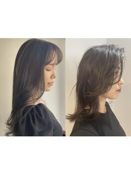 骨格/輪郭/髪質/生えグセなどを見極め、丁寧にカウンセリング★半個室風サロンで贅沢なひと時を―