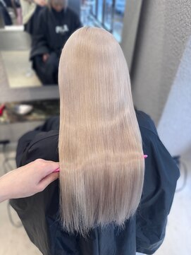 エン 栄店(enne) 大人ガーリー/ダークアッシュ/ミディアムレイヤーカット/栄