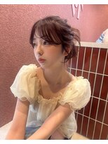 ボタン コロン 表参道 原宿(VOTAN COLON) 結んだ時かわいいお顔周り♪."