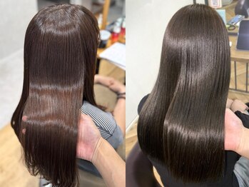 サーカス 町田(circus)の写真/うねりやパサつきにさよなら!縮毛矯正で、乾かすだけでサラ艶髪に☆ 毎日がもっと楽しくなる髪を実現♪
