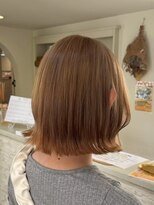 エクファ ヘア リゾート 大津 瀬田店(ex-fa hair resort)&nbsp;イメチェン/ピンクベージュ/アンブレラカラー/前髪/大津/瀬田