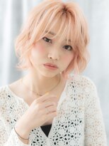 ドクターズ サロン ラブ(Dr's Salon LAB)&nbsp;ブリーチふわエアリーニュアンスパーマくびれヘアu古河10代20代