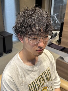 ロンド ラマ 岐阜(Lond bla-ma) 波巻きパーマ×刈り上げマッシュ【Lond伊藤メンズ】
