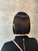 サンエンヘアー(lll_en hair) タッセルボブ×縮毛矯正
