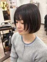 アーシェ 横浜店(A'SHE)&nbsp;ミニボブ/タイトボブ/切りっぱなし/顔まわりレイヤー/ハッシュ