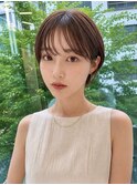 ショートカット/髪質改善カラー/前髪カット/銀座駅【片桐】