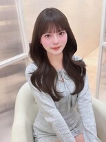 ボンドストーリーノヴァ(Bond Story nova) 盛れるパッツン×王道くびれレイヤー/チョコレートグレージュ