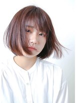 ヘアスタジオハレ(hair studio HALE) 【non-no 掲載スタイル☆】あごライン  切りっぱなしボブ