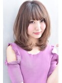 ★DISHEL ★似合わせカットふわミディ☆ひし形シルエット
