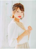大人かわいい★伸ばしかけ★ヘアアレンジ