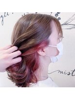 パプス ド コワフュール 小林店(Pap's de coiffeur) 人気のインナーカラー