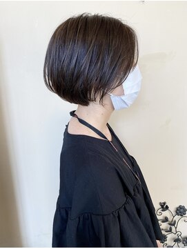 フェイバー 赤坂店(FAVOR) 丸みのあるショートボブ×パーマ