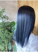 SOL暗髪ネイビー