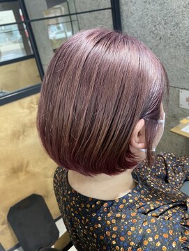 リンダテーラ(Linda tela) 【札幌　ダブルカラー/ピンク/髪質改善トリートメント】