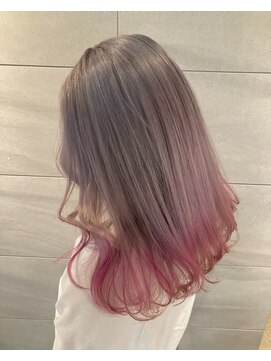 リー 京橋(Lee) 【Lee京橋】ミディアム×裾カラー