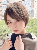 流しバングショートヘア　大場猛