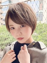 アマトウキョウ 表参道(AMA TOKYO)&nbsp;流しバングショートヘア　大場猛