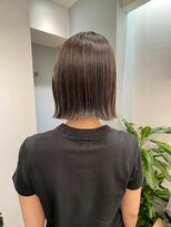 トゥーリ 薬院店(tuuli)&nbsp;tuuli miyu 切りっぱなしボブ/ぱっつんボブ/縮毛矯正でボブ