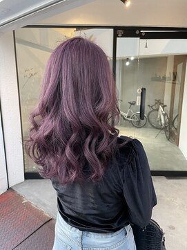 エムドットヘアーサロン(M. hair salon) 【門田美穂】パープルアッシュ、成人式の巻!