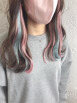 プライズ アイリス 池袋東口店(prize Iris)&nbsp;エクステ/ペールブルー/ペールピンク/派手髪