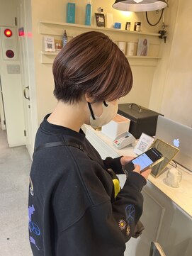 ロロ(ro-ro) 【恵比寿ro-ro】イルミナxピンクベージュハイライトカラー