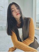 フィルムス 田町芝浦(FILMS) ミニウルフチェリーブラウンブリーチなしショートボブ前髪/田町