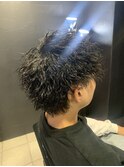 ショートウルフ×ツイストスパイラル×ツイストパーマ