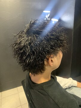 アウル 心斎橋(owl) ショートウルフ×ツイストスパイラル×ツイストパーマ