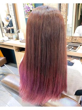 シーバイシオン(Sea by sion) グラデーションカラーピンクベビーピンク