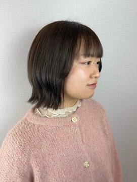 ヘアデザイン アンジェロカフェ(Hair Design Angelo cafe) オリーブベージュカラー