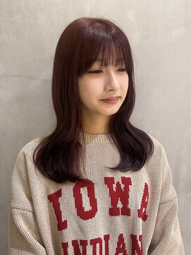 ヨーク(YOKE) 【YOKE】ダブルカラー/ボルドー/暖色/カシスレッド/ワインレッド