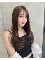 プアメリア 名古屋(Puamelia) ブリーチなし 前髪縮毛矯正 髪質改善 レイヤー 艶髪