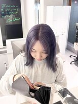 ファイブバイジエクト 堀江(FIVE by The Ect)&nbsp;パープルカラー　ラベンダーカラー　ハイトーンカラー